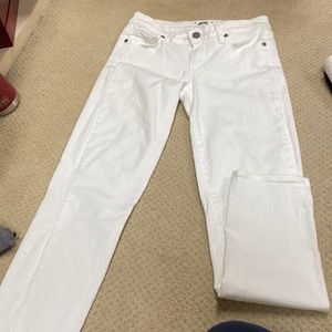 Paige denim waist Sz 26 white jeans